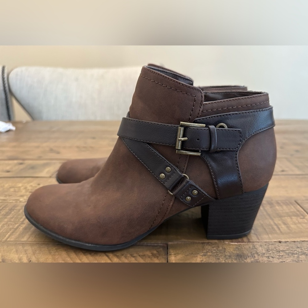 Indigo RD Women's Ankle Buckle Strap Boots - Size 10 - Picture 1 of 8